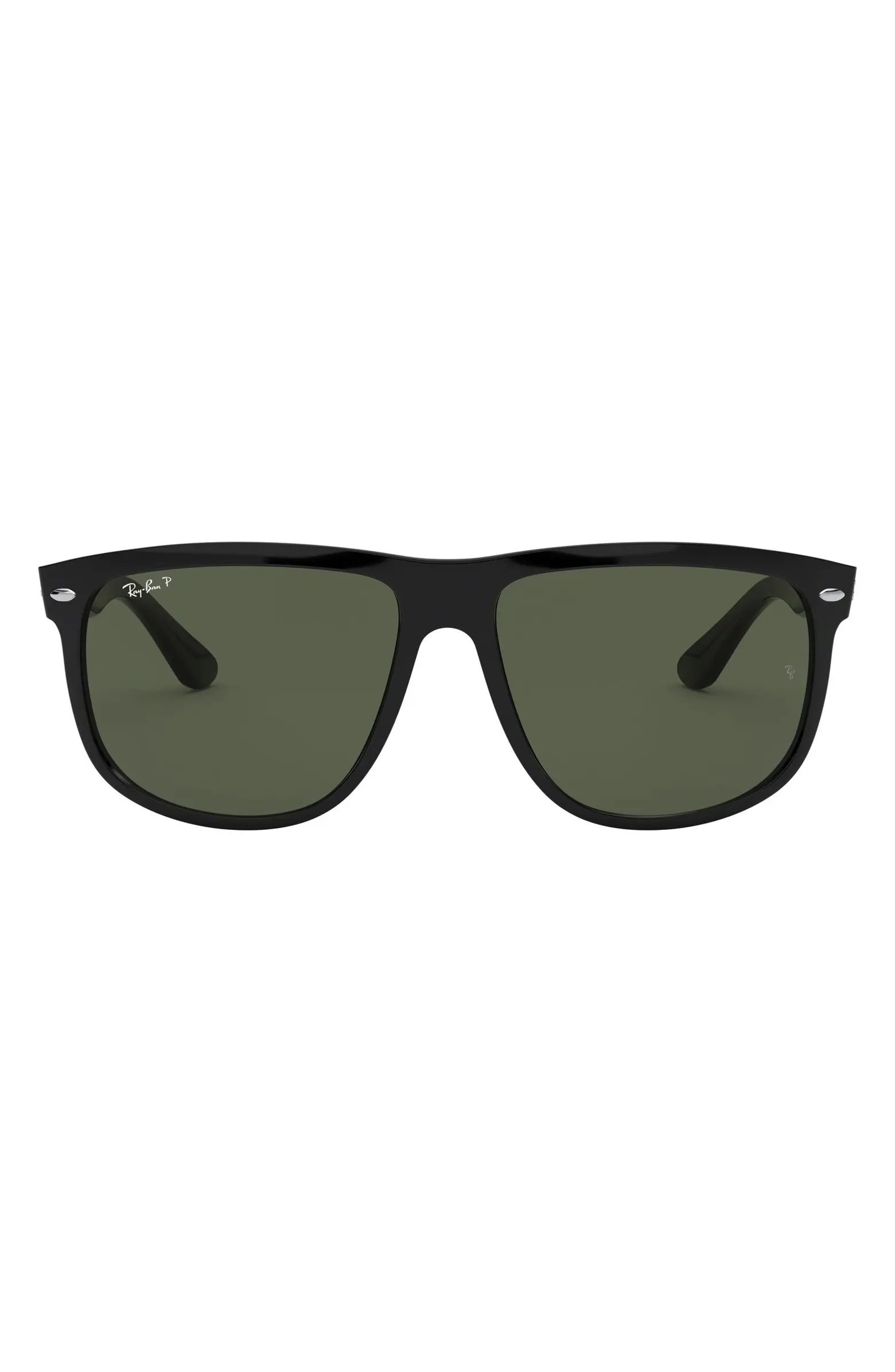 Ray-Ban Highstreet 60mm Polarized Flat Top Sunglasses | Nordstrom | Nordstrom