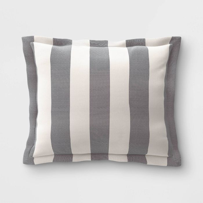 Cabana Stripe Outdoor Deep Seat Pillow Back Cushion DuraSeason Fabric™ - Threshold™ | Target