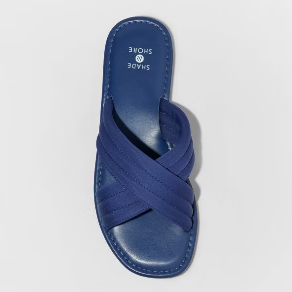 Women's Maxie Crossband Slide Sandals - Shade & Shore™ | Target
