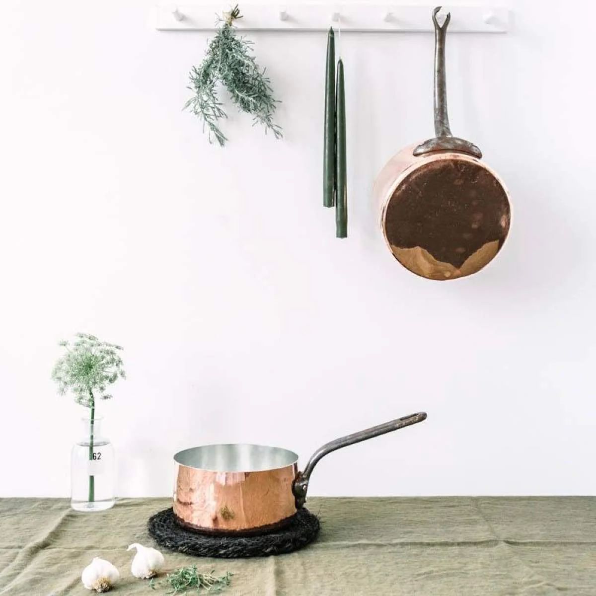 Vintage Re-Tinned Copper Pot | elsie green | the french kitchen | Elsie Green US