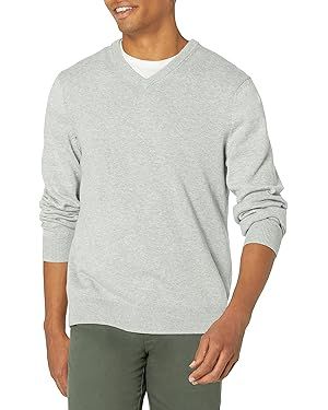 Amazon Essentials Men's V-Neck Sweater (Available in Big & Tall) | Amazon (US)