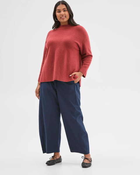 Plus Size Super Soft Jumper - Red Pear Marle | Target AU