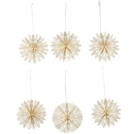 Paper Snowflake Ornament Set of 12 | Antique Farm House