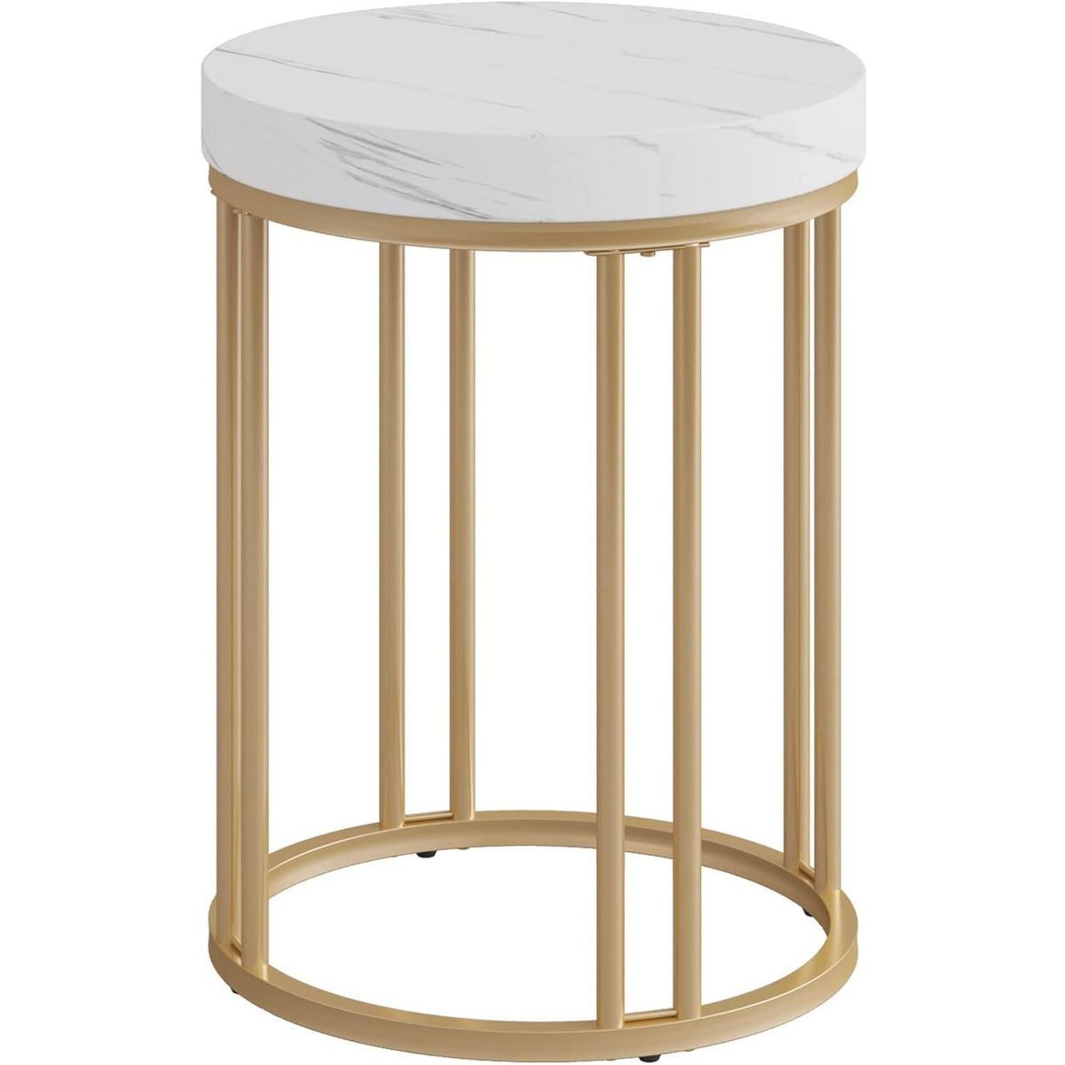 Tribesigns Wooden Circle C Round Accent Table | Target