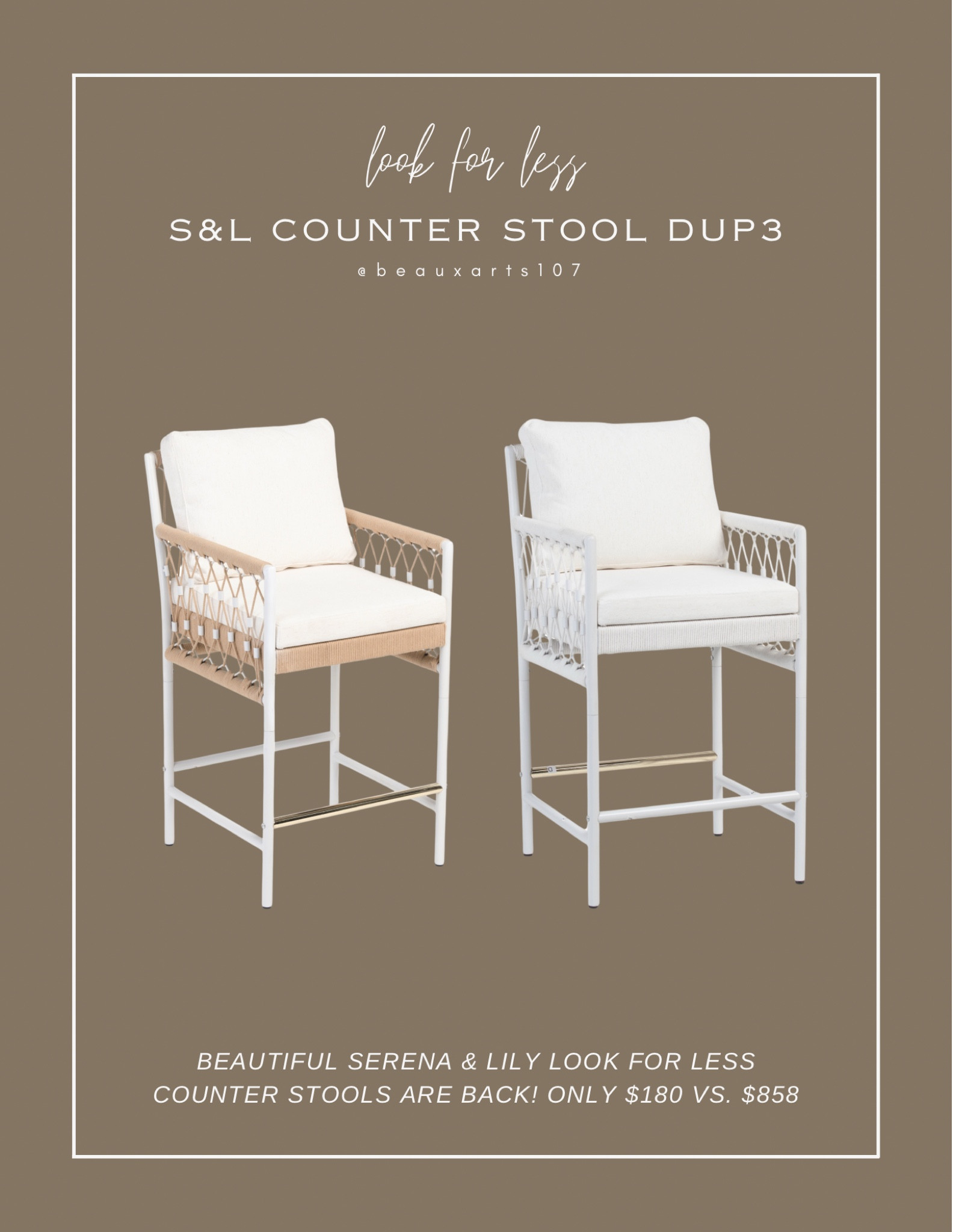 Shop this Serena & Lily counter look for less deal for a steal!!

#LTKHome #LTKSaleAlert #LTKStyleTip