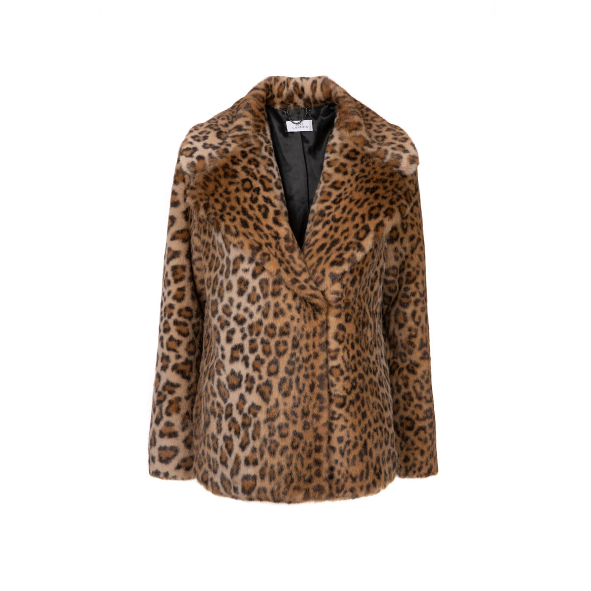 Lena Leopard Faux Fur Jacket | Wolf & Badger