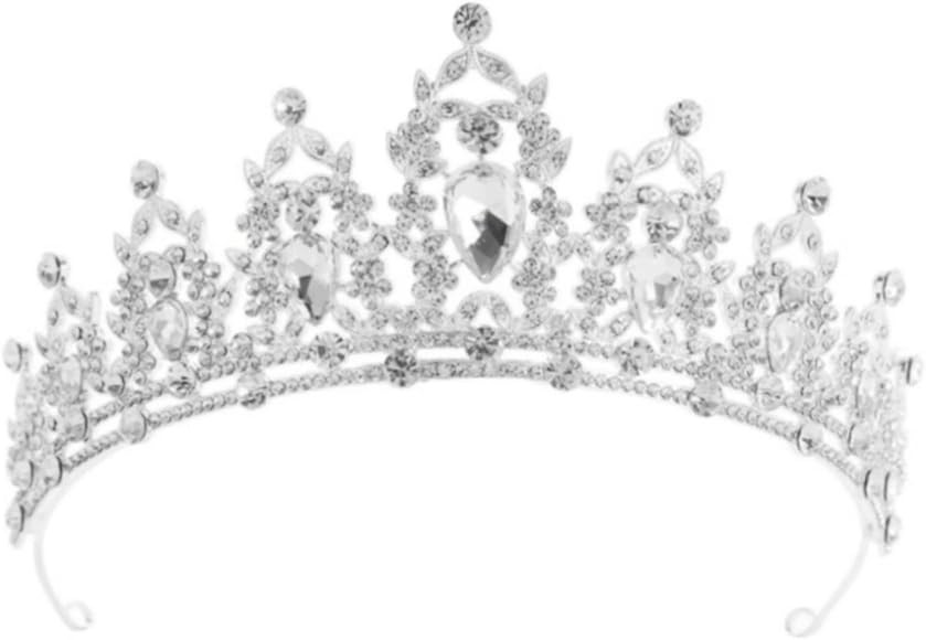 Crystal crowns for adults Rhinestone Wedding Tiara for women princess crowns for girls Hair Acces... | Amazon (UK)