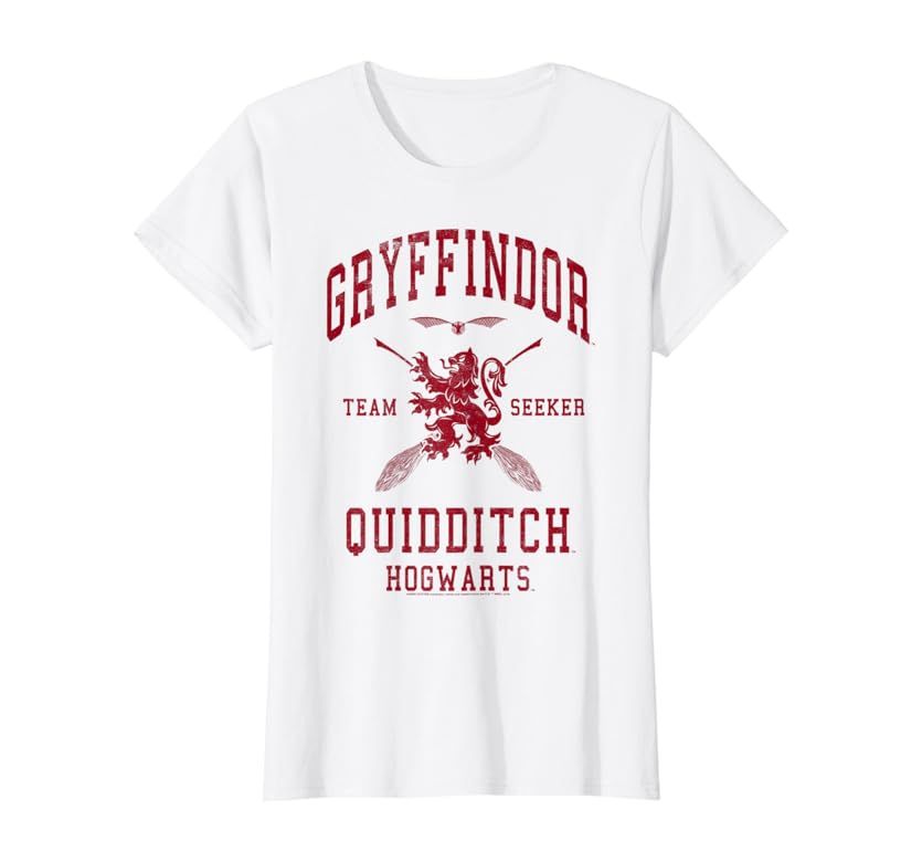 Harry Potter Gryffindor Quidditch Team Seeker T-Shirt | Amazon (US)