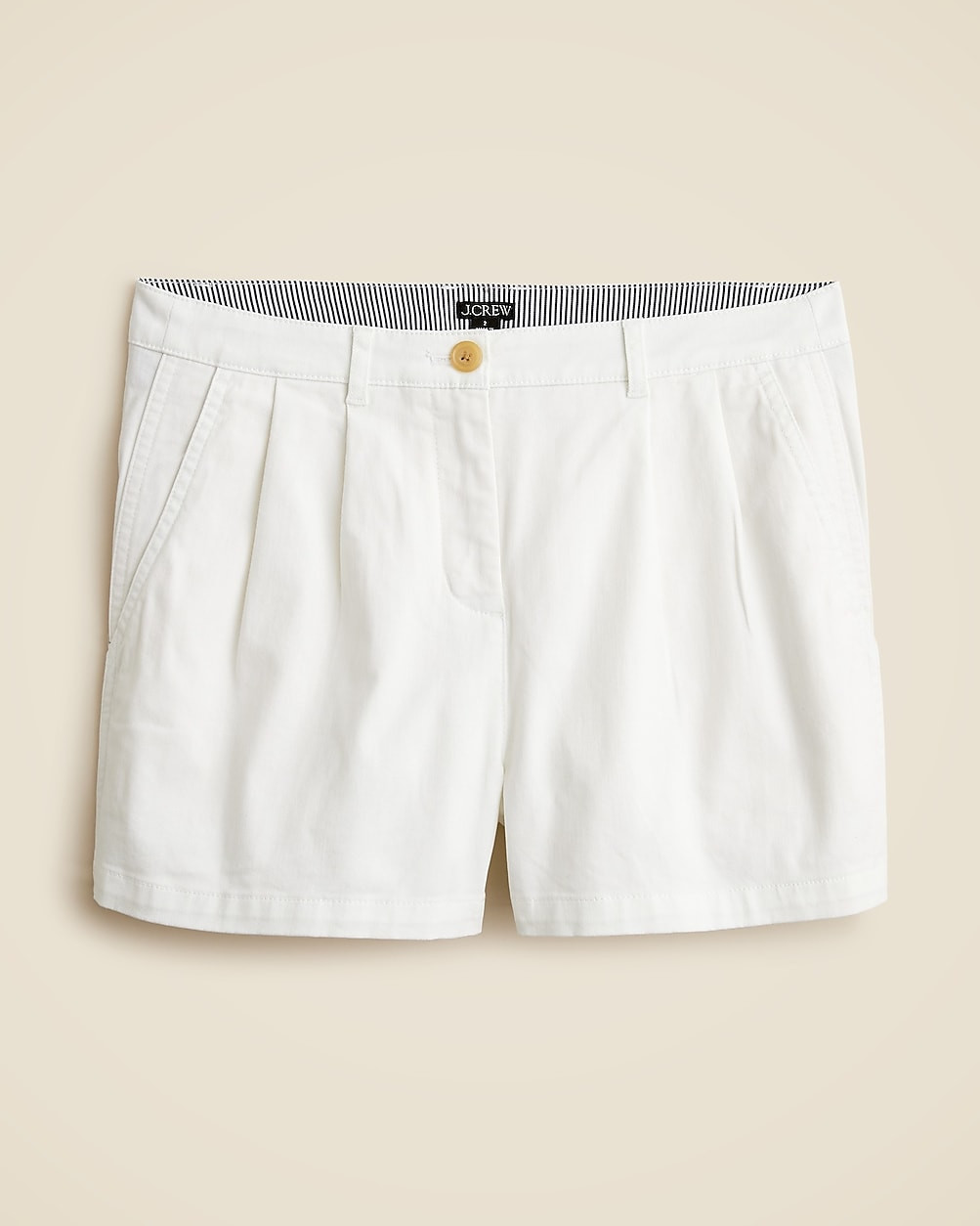 3" pleated heritage chino short | J. Crew US