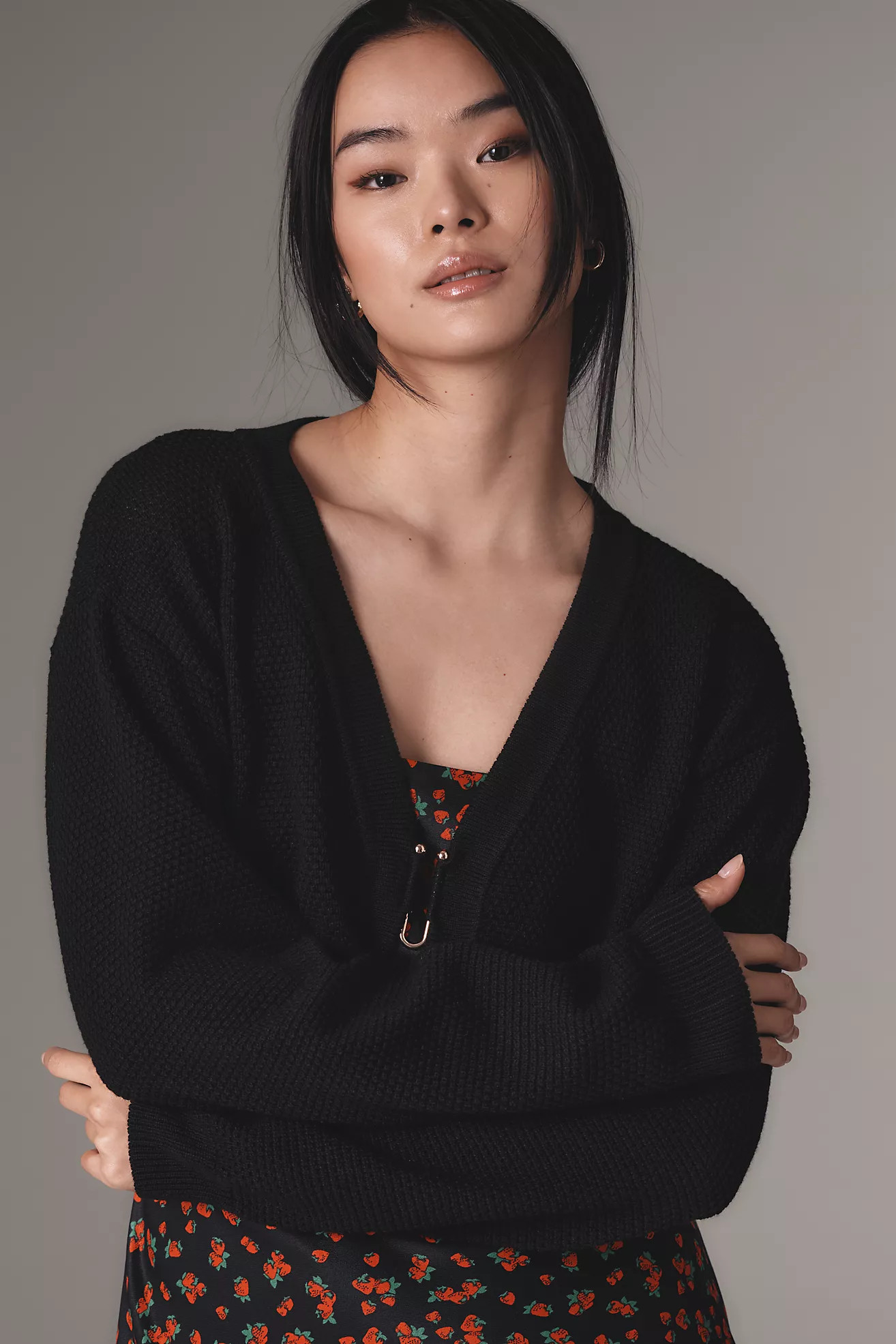 The Livvy Waffle Knit Cardigan Sweater by Flat White: Shrug Edition | Anthropologie (US)