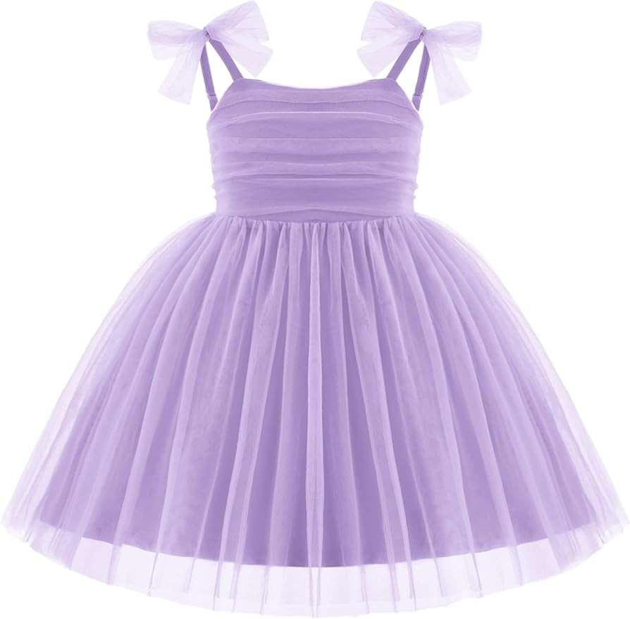 Arshiner Toddler Tutu Dress Girls Sleeveless Birthday Party Dresses Cute Princess Tulle Sundress ... | Amazon (US)