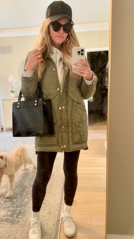 Someone has a dirty mirror but a warm fit. 💁🏼‍♀️ #coat #atheleisure

#LTKitbag #LTKSeasonal