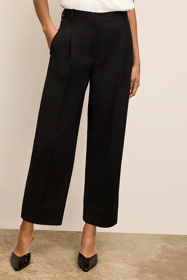 Arlo Breeze Pant - Air Twill :: Black | MM LaFleur