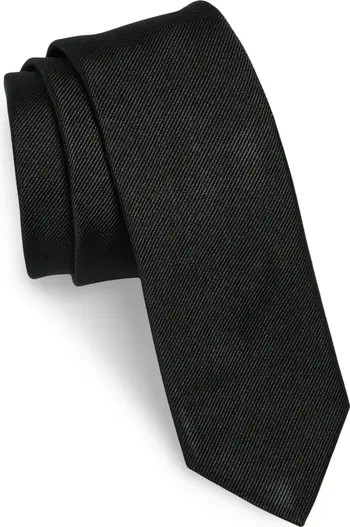 BOSS Solid Silk Skinny Tie | Nordstrom | Nordstrom