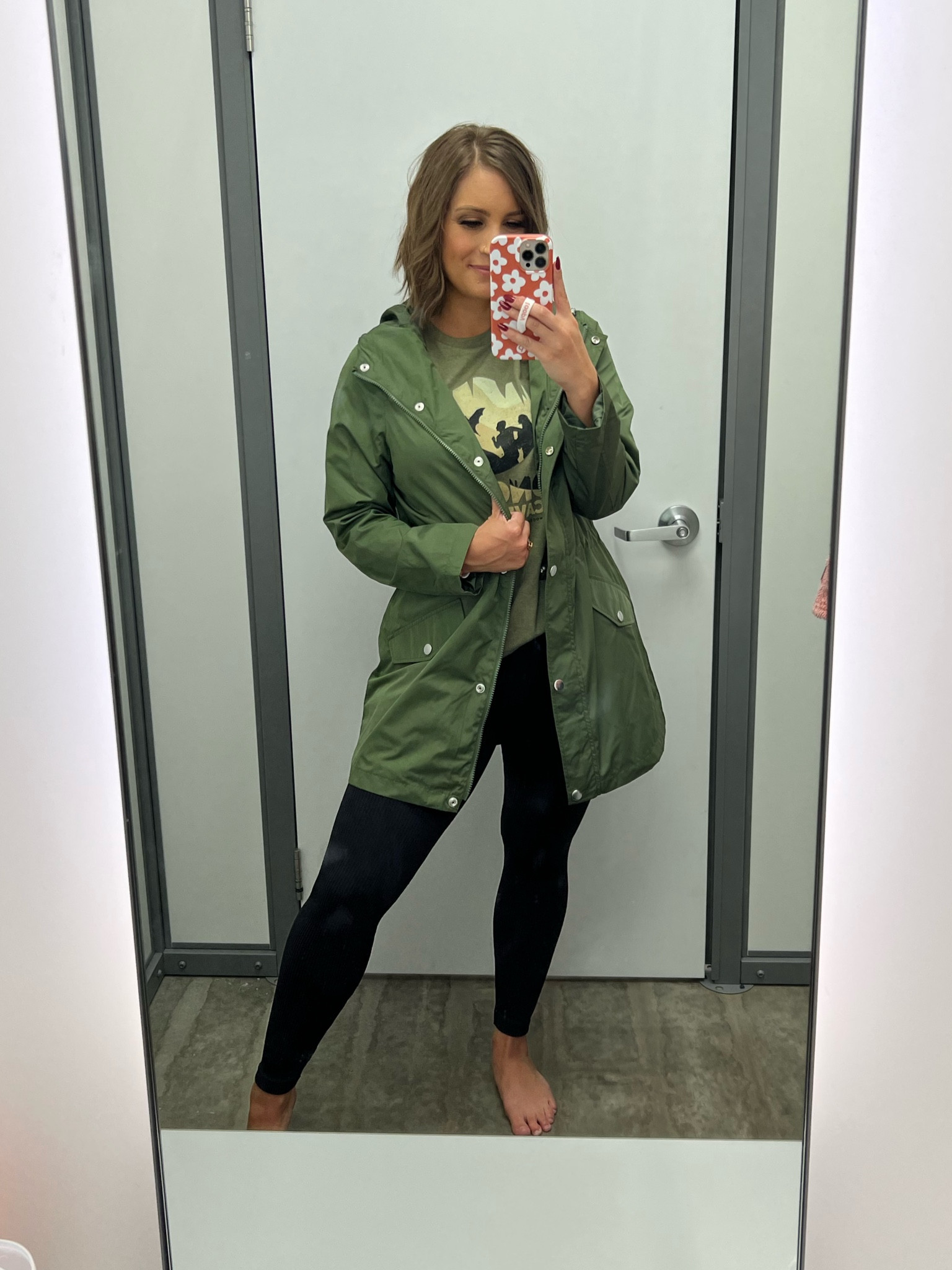 The best rain jacket for right now because it’s so light weight so you won’t get hot. Love this color. Also comes in tan. I’m wearing a small  

#LTKfindsunder50 #LTKSeasonal #LTKtravel