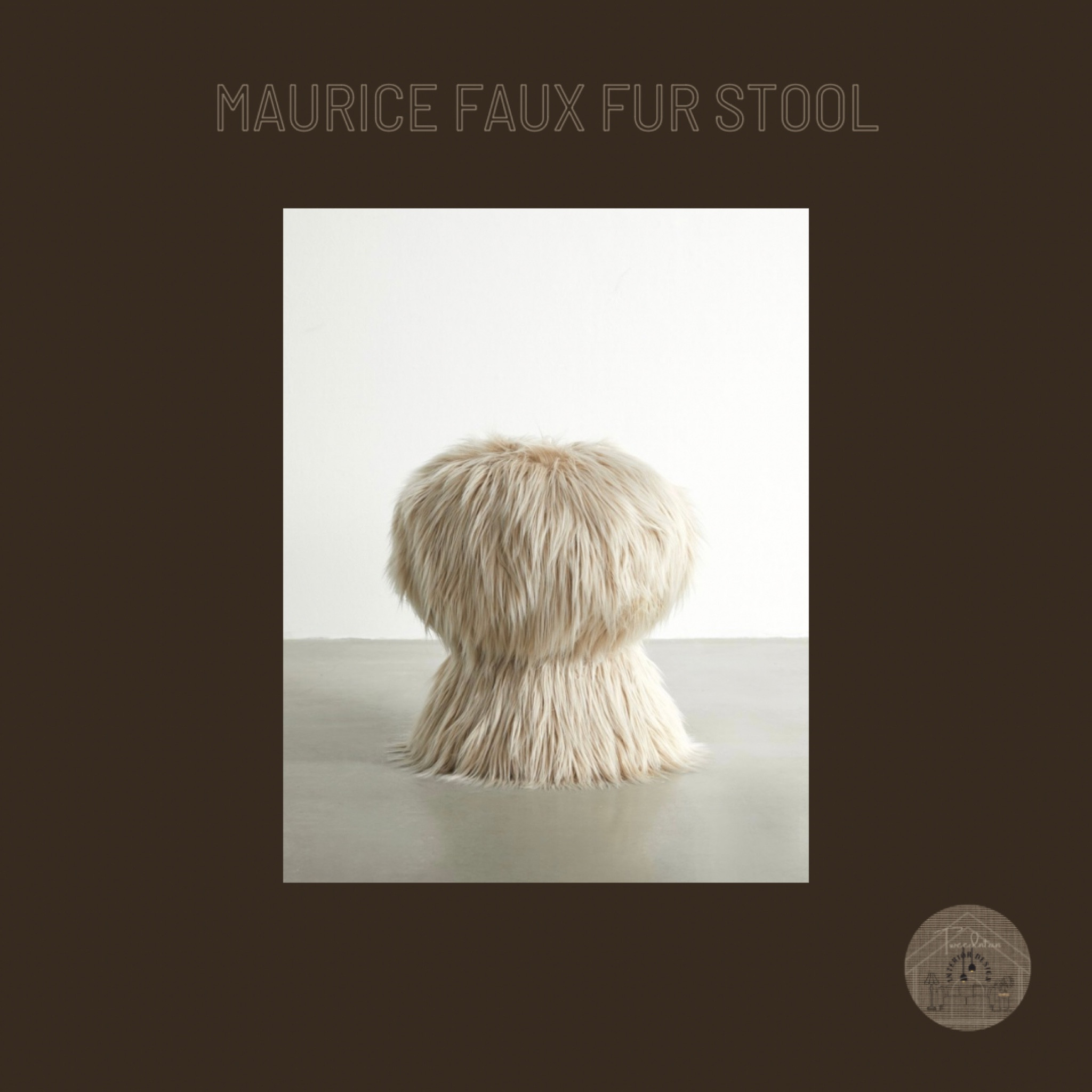 Maurice Faux Fur Stool 🤎

#LTKHome #LTKStyleTip #LTKSaleAlert