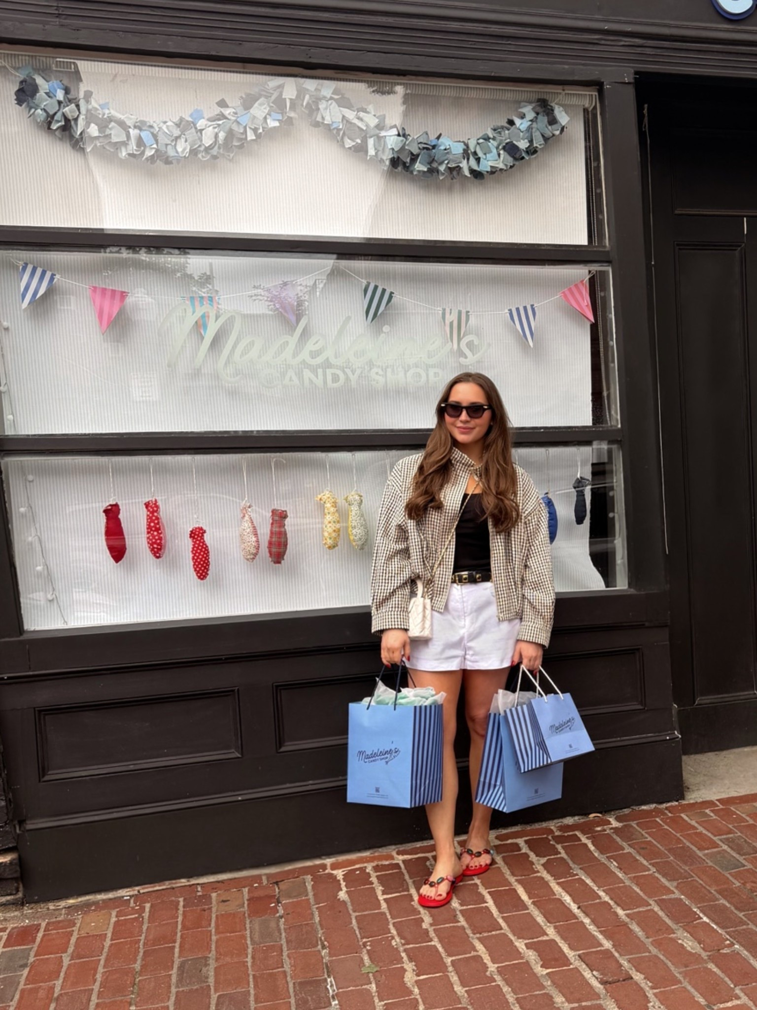 Wore this outfit while exploring Boston, and it was the perfect mix of polished and comfortable. 🤍 Gingham jackets are one of my favorite layering pieces for cooler summer mornings, paired with linen shorts, comfy Amazon sandals, and timeless accessories. Linking my Zara gingham jacket, J.Crew linen shorts, Aureum belt, Bottega sunglasses, Chanel Kelly bag, and more! ✨

#LTKStyle #BostonStyle #SummerOutfit #ClassicStyle #VacationStyle

SEO Keywords: Boston outfit • Boston style • Zara gingham jacket • J.Crew linen shorts • Amazon sandals • Aureum belt • Bottega sunglasses • Chanel Kelly bag • summer travel outfit • vacation style • old money aesthetic • classic chic • capsule wardrobe • European summer style

#LTKootd #LTKmomlife #LTKTravel