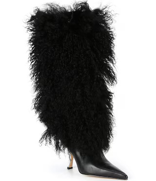 Luna Shearling Leather Boots | Dillard's