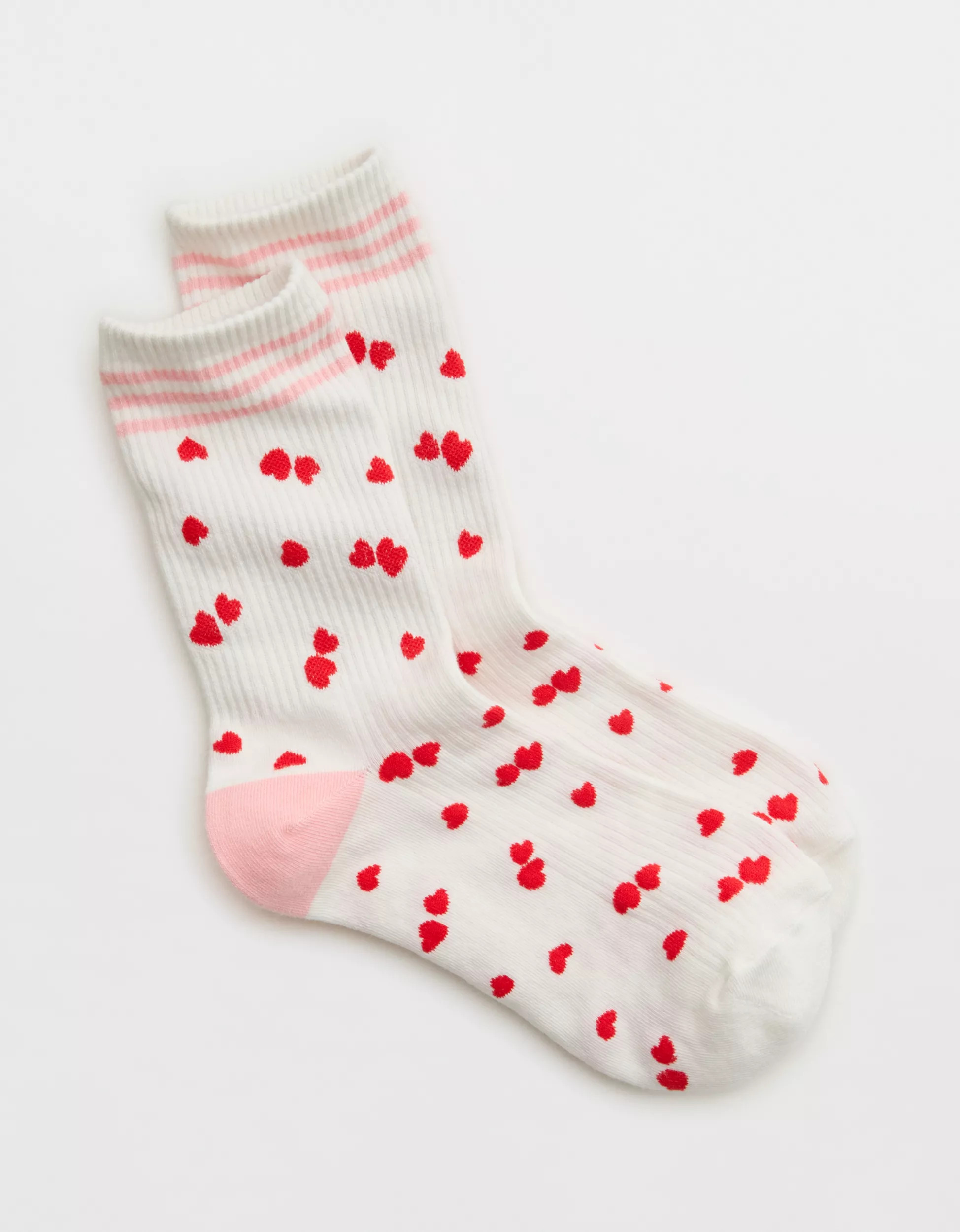 Aerie Ribbed Cotton Crew Socks | Aerie