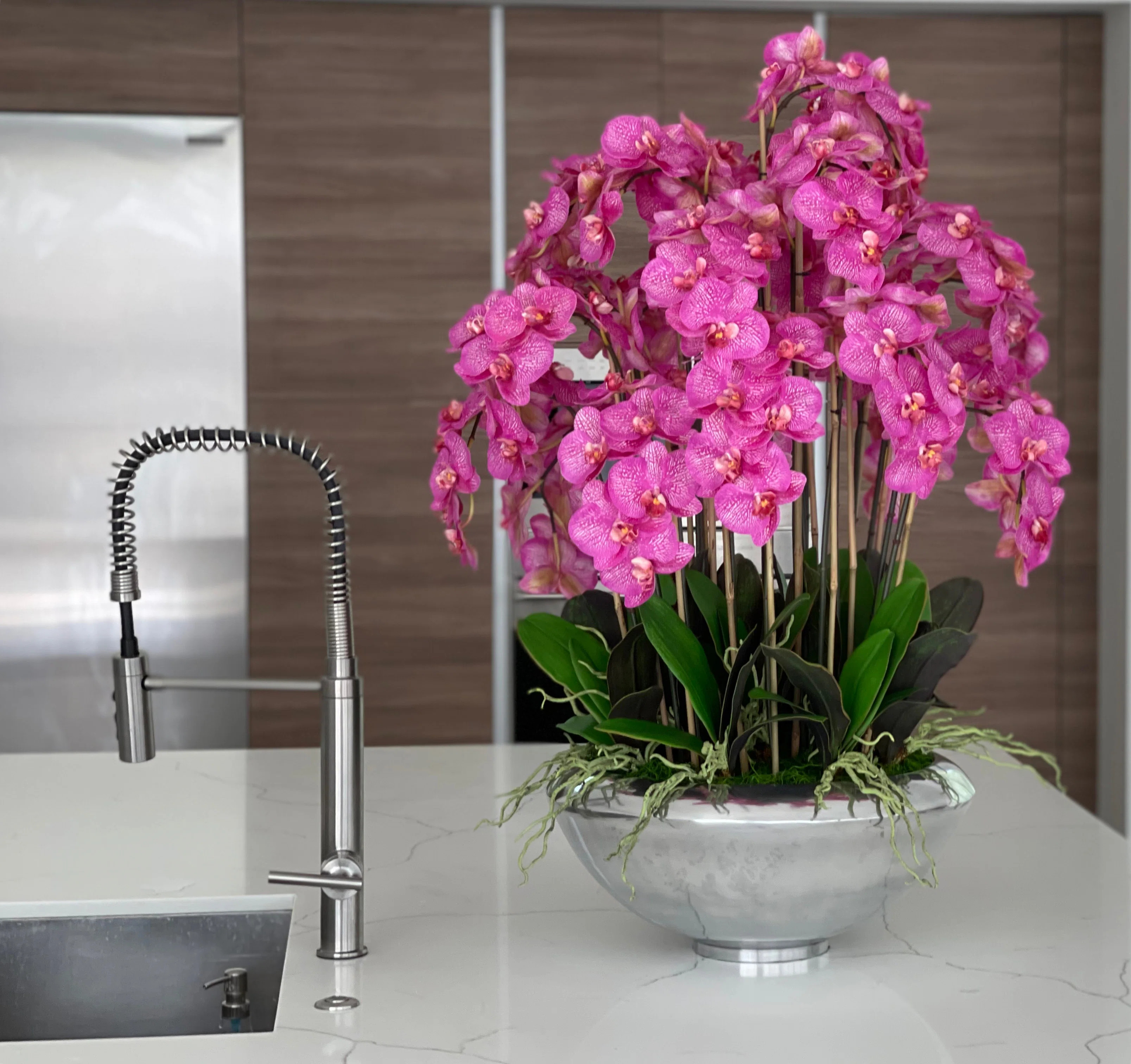 Orchid Arrangement in Planter | Wayfair North America