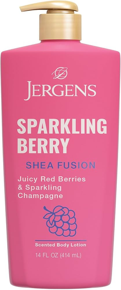 Jergens Shea Fusion Sparkling Berry Body Lotion, with Shea Butter & Vitamin E, 14 Fl Oz | Amazon (US)