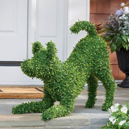 Faux Boxwood Garden Dog, Josie | Grandin Road