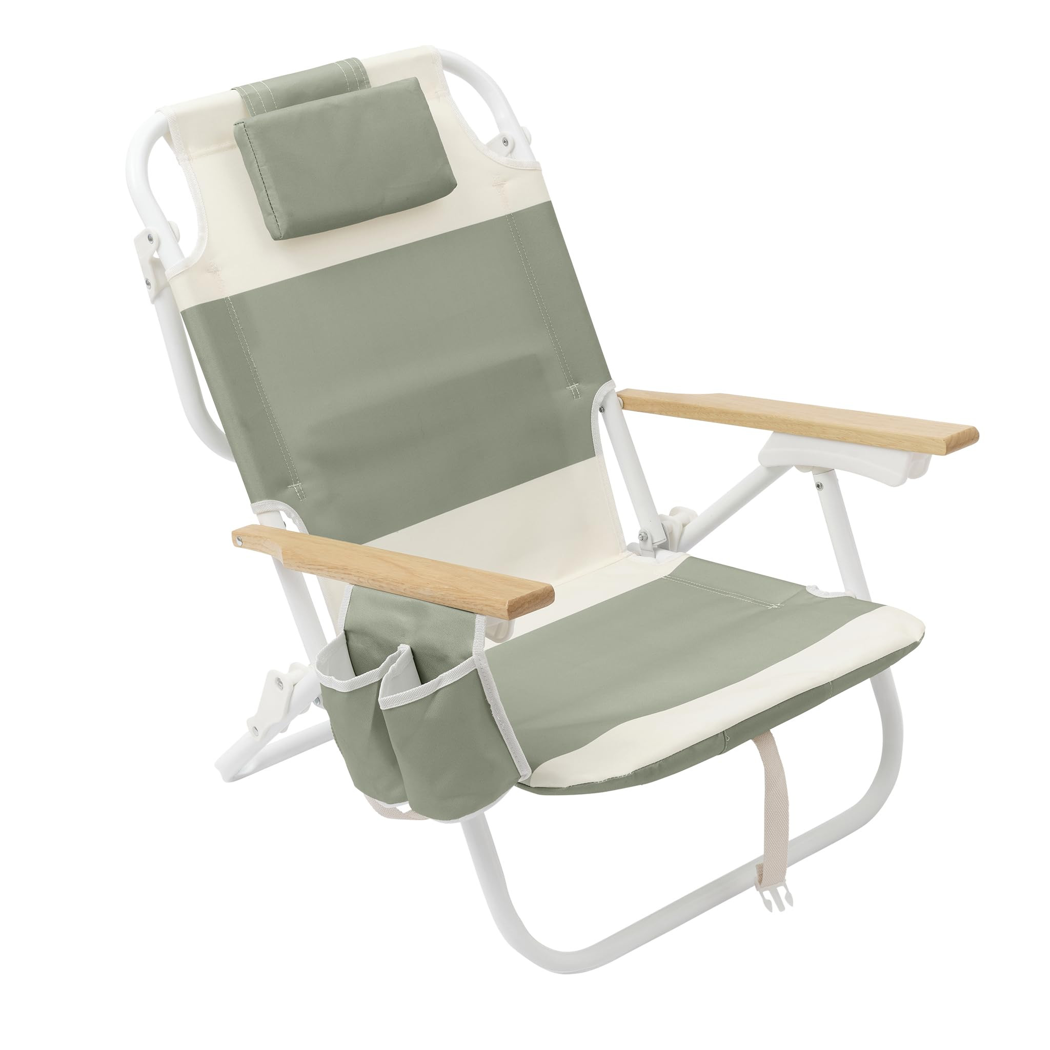 Amazon.com : SUNNYLiFE Deluxe Beach Chair, Outdoor Seating, Portable Backpack Design, 5 Adjustabl... | Amazon (US)