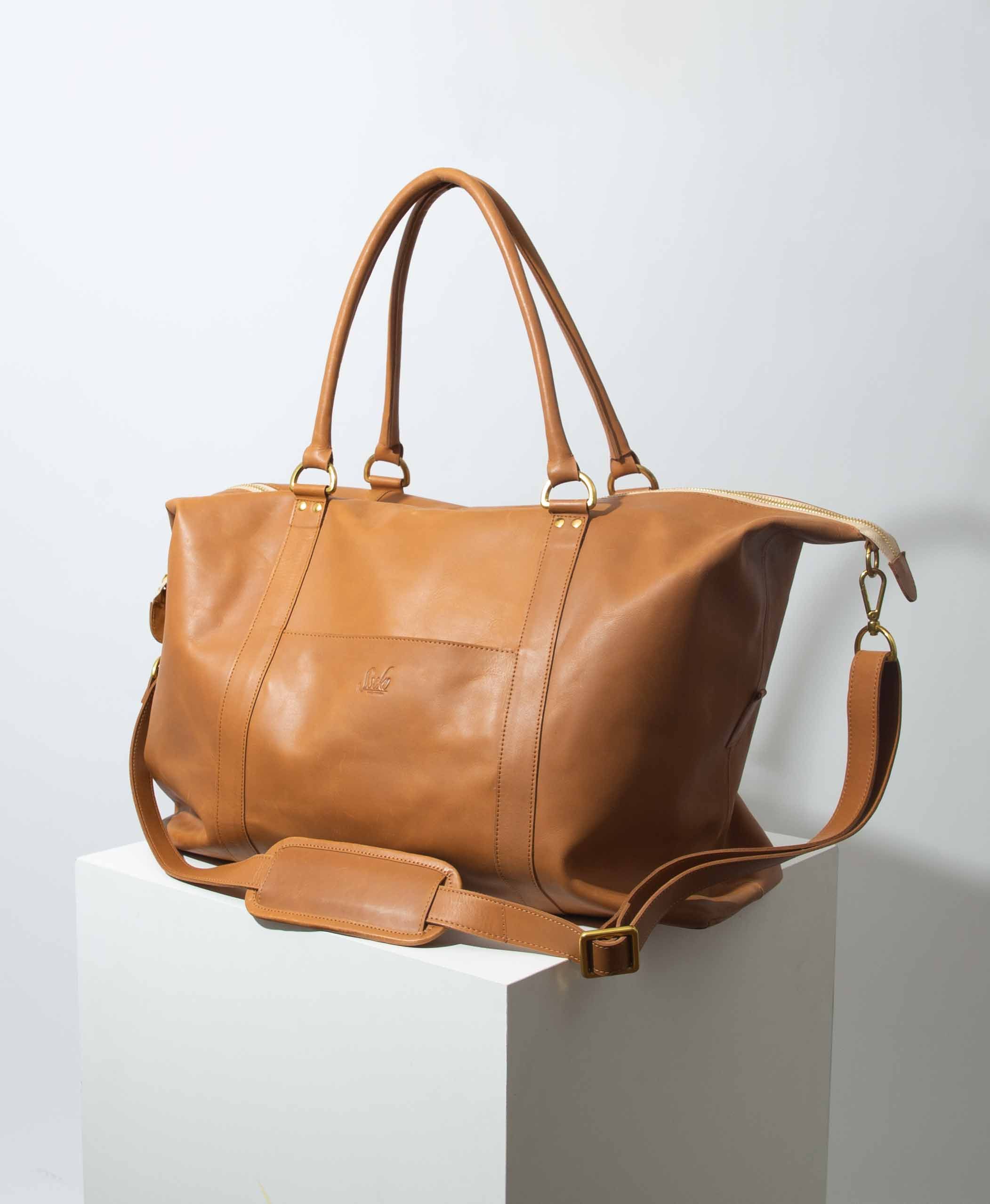 Carryall Travel Bag, Caramel | Noonday Collection