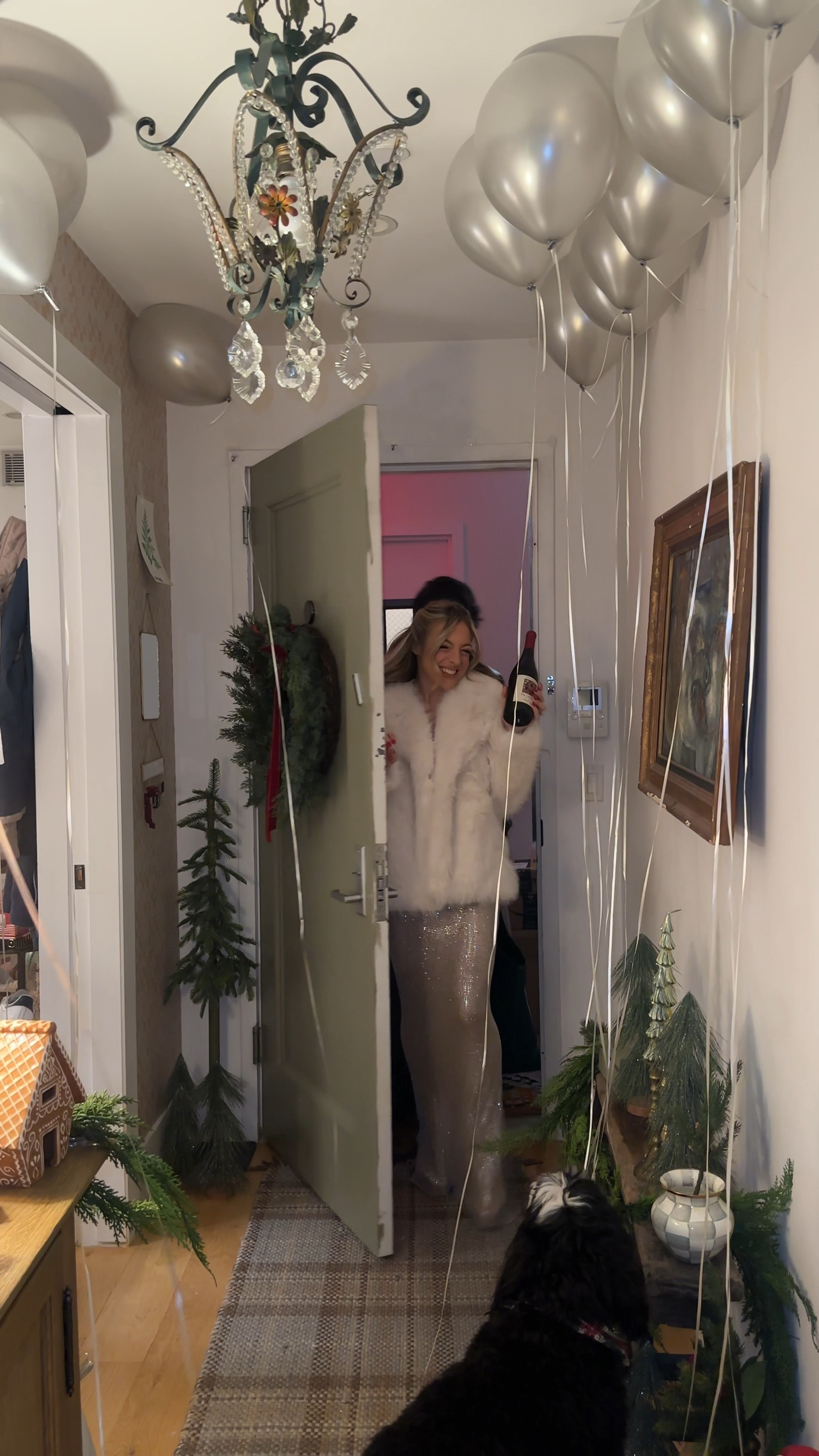 faux fur jacket in motion! 
-Jacket $38 wearing xs (arrives 12/21)
-Dress restocked in XXL-3XL perfect for NYE  (arrives 12/26) wearing xs 

#LTKGiftGuide #LTKHoliday #LTKSeasonal