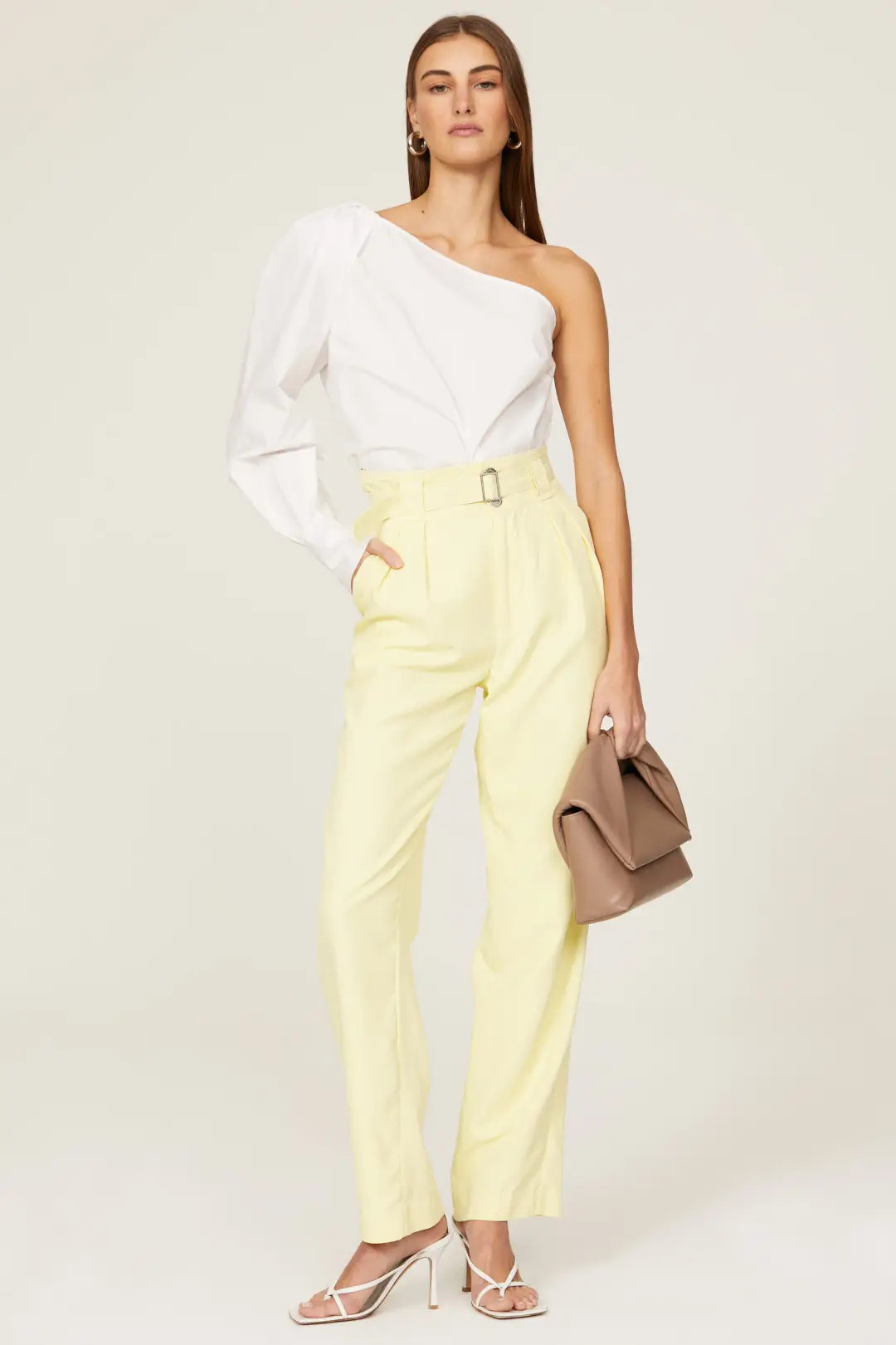 White One Shoulder Top | Rent the Runway