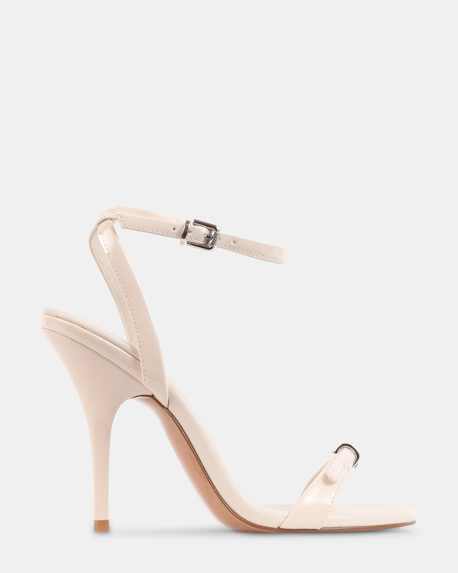 FOXX Natural Strappy Stiletto Heel | Women's Designer Heels | Steve Madden (Canada)