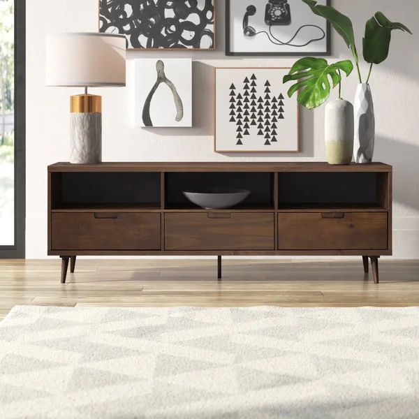 Grindle Solid Wood TV Stand for TVs up to 80" | Wayfair North America