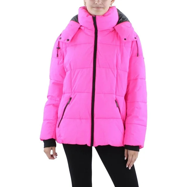 BCBGeneration Womens Quilted Short Puffer Jacket | Walmart (US)