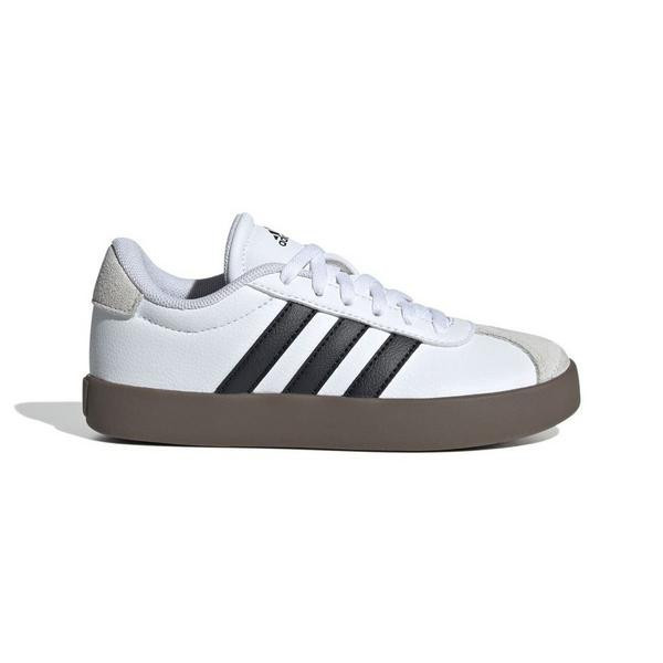 Kids' adidas VL Court 3.0 Sneakers Little 2.5 Regular White/Black/Grey Heather | Scheels Sports