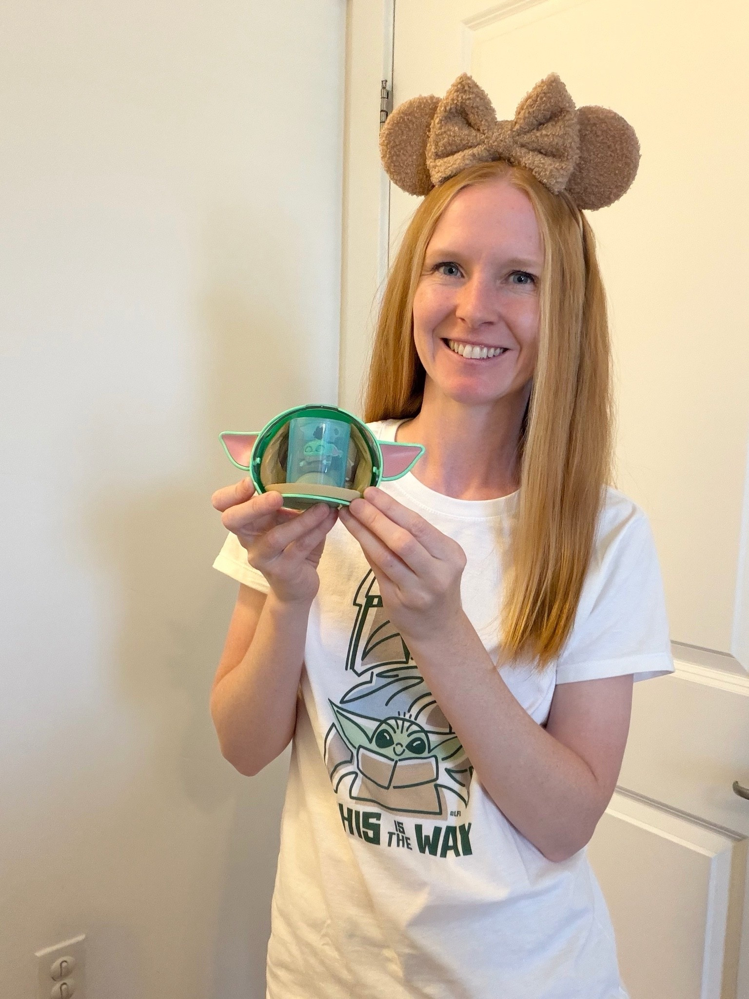 Opening my Grogu Doorables in my Mandalorian & Grogu tee! 💚🤎

#LTKootd #LTKSeasonal #LTKHome