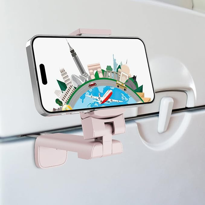 Airplane in Flight Phone Holder-Klealook 4 in 1 Adjustable Phone Stand for Travel,360 Degree Rota... | Amazon (UK)