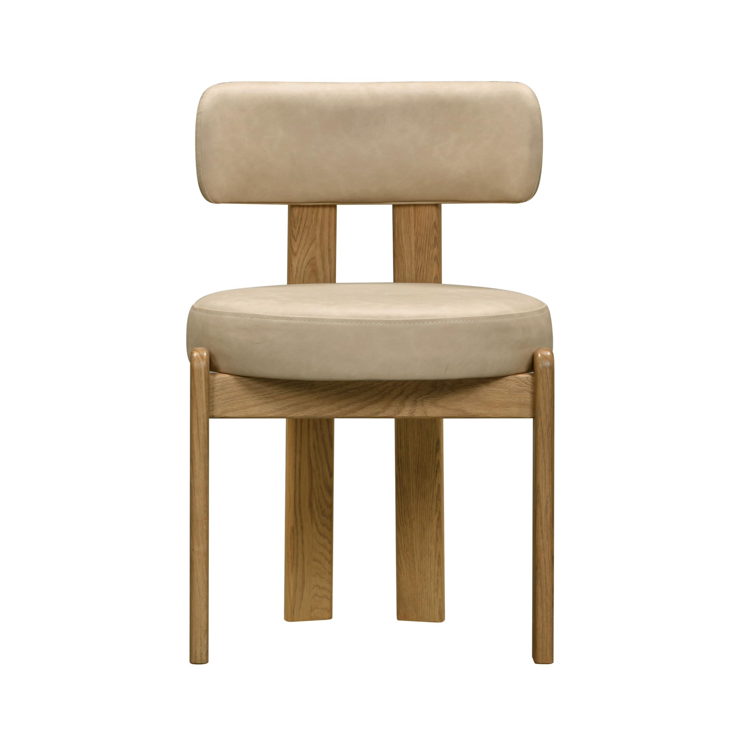 Tov Furniture Odessa Cream Vegan Leather Dining Chair | Amazon (US)