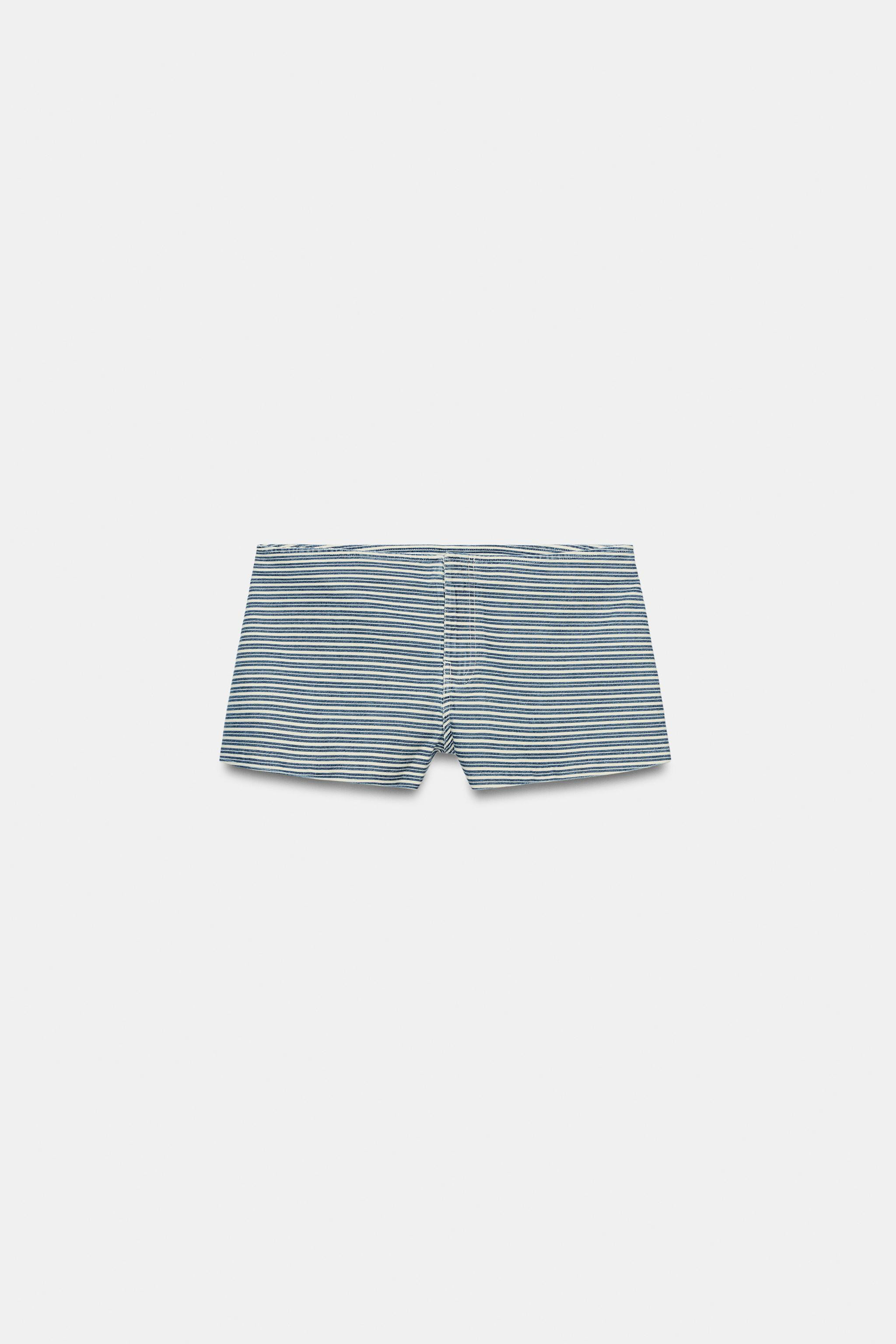 MINI STRIPED SHORTS | Zara US