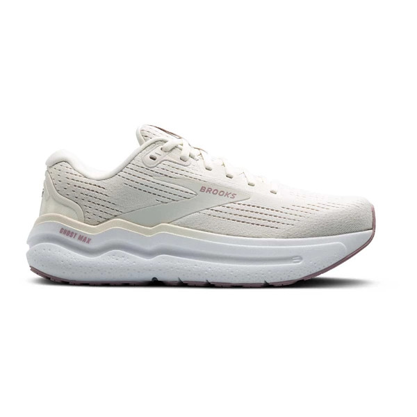 Women's Brooks Ghost Max 2 Running Shoes 8 Coconut Milk/Grey/Zephyr | Scheels