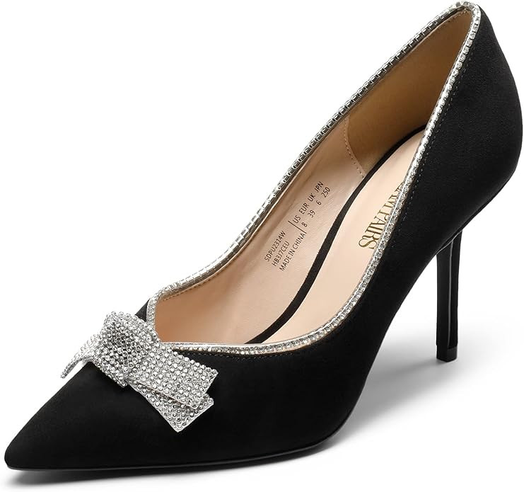 DREAM PAIRS Women's Heels Pointed Toe Pump Shoes for Women | Amazon (US)