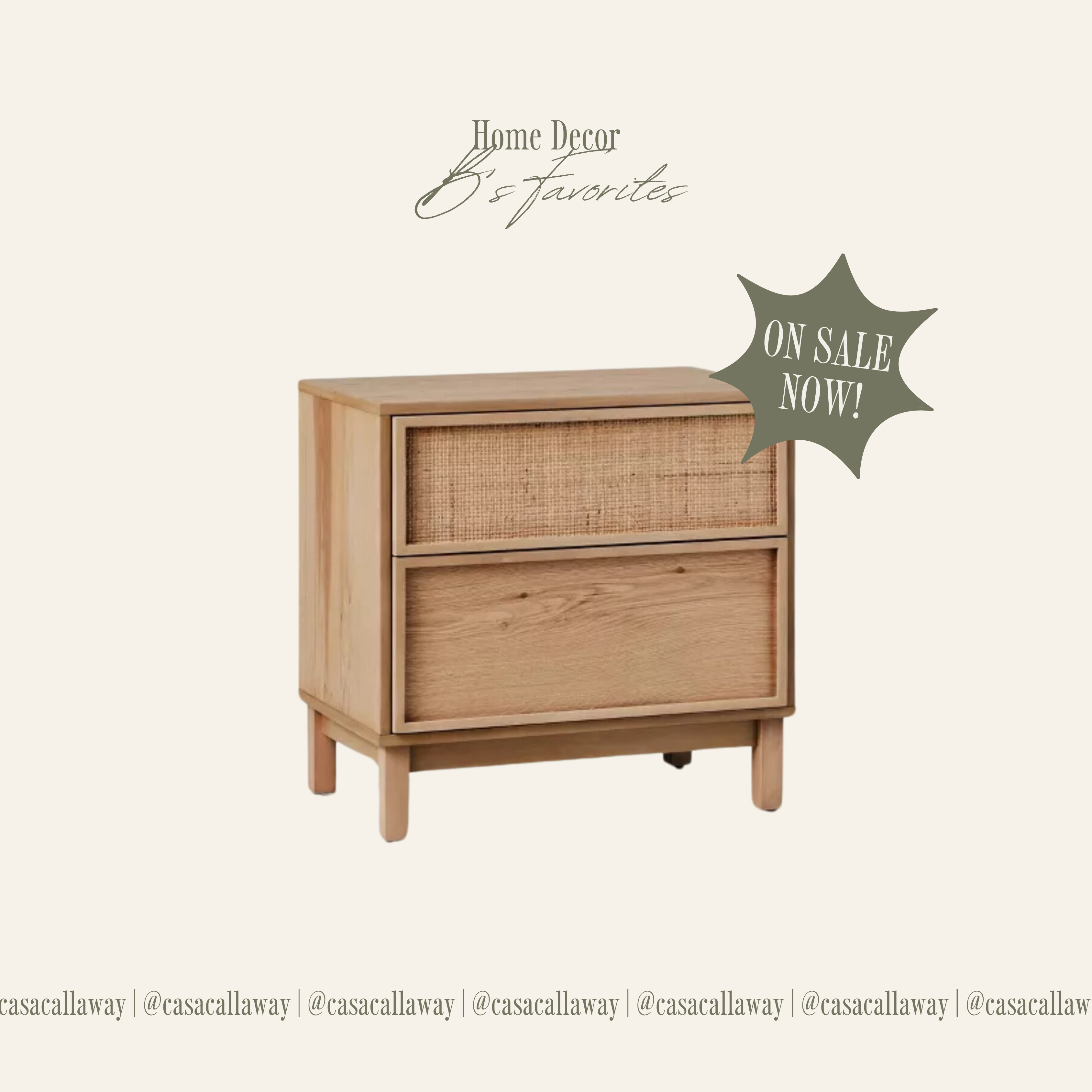 My favorite nightstand is ON SALE! SO spacious and aesthetic! 🤍 

 #LTKSeasonal #LTKHome #LTKSaleAlert