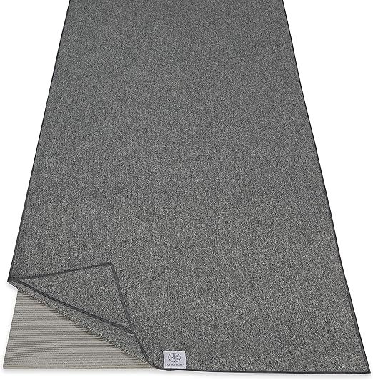 Gaiam Yoga Towel - Mat Sized Active Dry Non Slip Moisture Wicking Sweat Absorbent Microfiber Hot ... | Amazon (US)