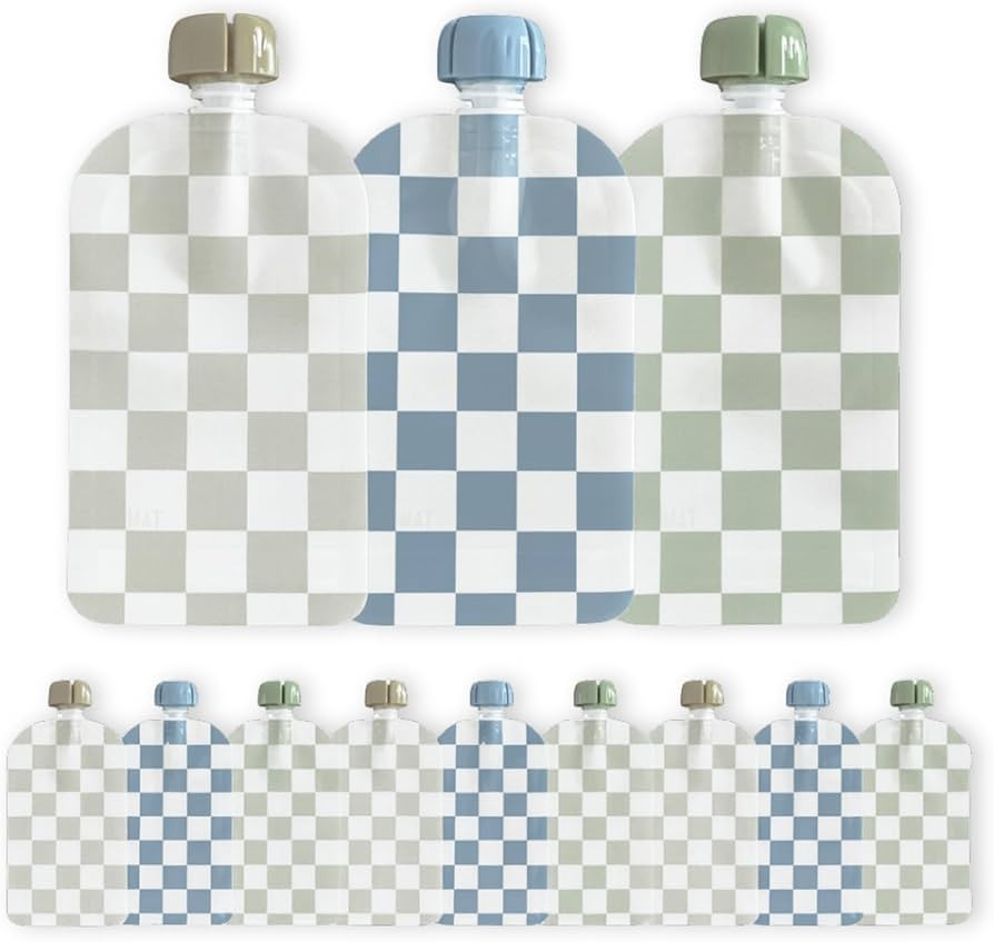 Hippypotamus Reusable Baby Food Pouches for Toddlers - BPA Free Food Grade - Dishwasher & Freezer... | Amazon (US)