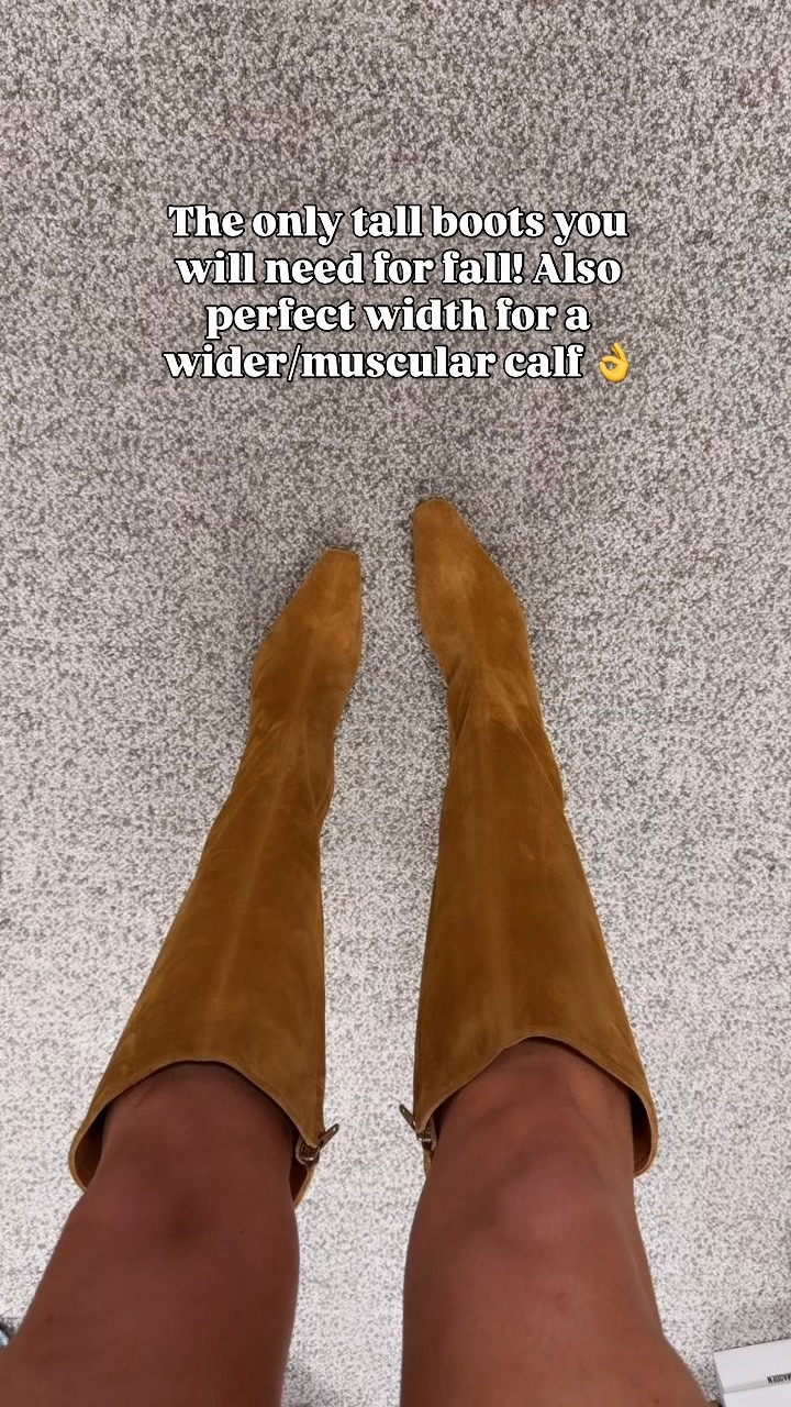 The only tall boots you need for fall styling 🤎💯