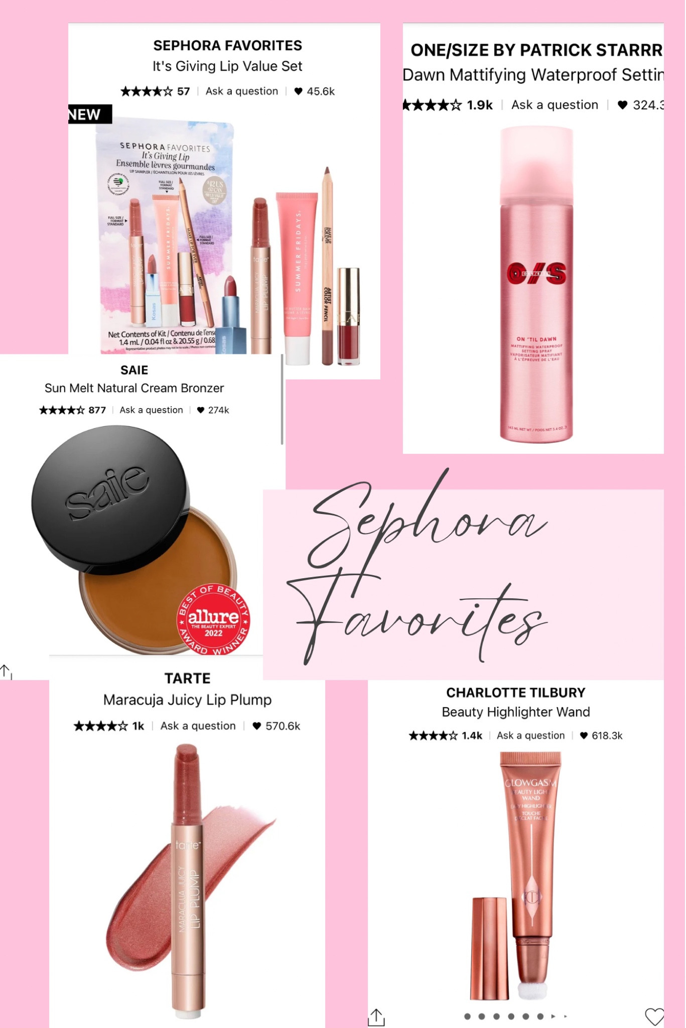 Some of the best summer glowy favorites from sephora! 

#LTKSeasonal #LTKBeauty #LTKActive