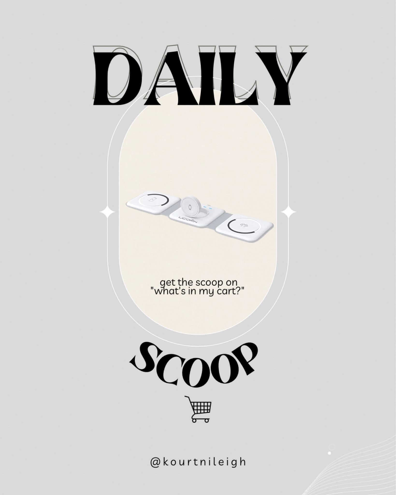 Daily Scoop! Just picked up a 3 in 1 foldable Charging Station! Perfect for travel or an easy move around the house! It’s also on sale right now for 20% off original price. 

#LTKFind #LTKsalealert #LTKunder50