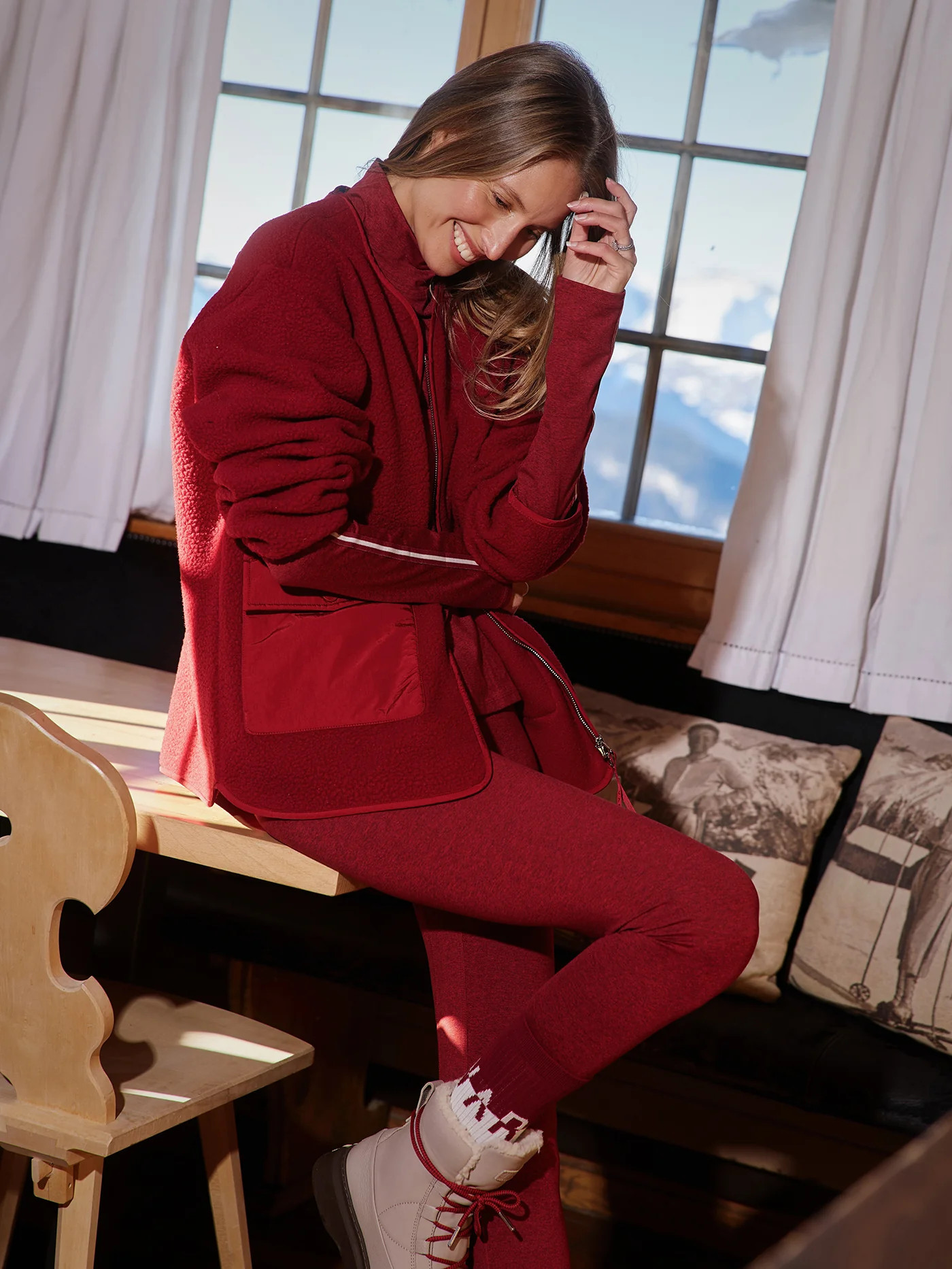 Marina Collarless Fleece | Varley US | Varley US