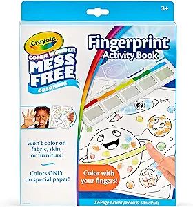 Crayola Color Wonder Mess Free Fingerprint Ink Painting Activity Set, Travel Toy, Toddler Easter ... | Amazon (US)
