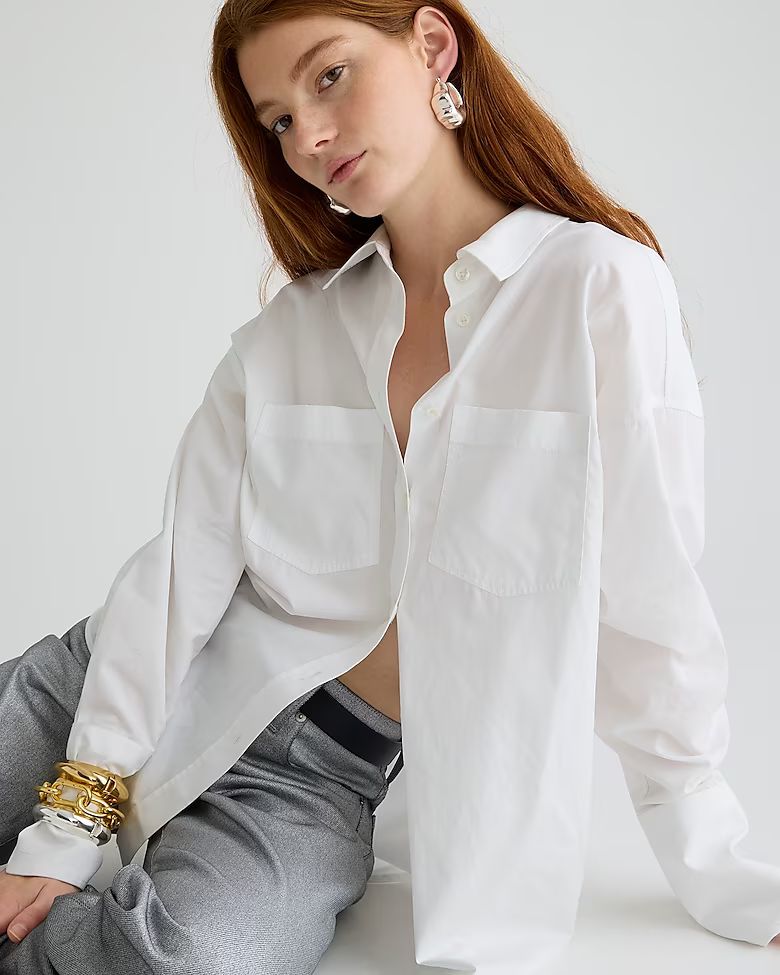 Thomas Mason® for J.Crew oversized shirt | J.Crew US