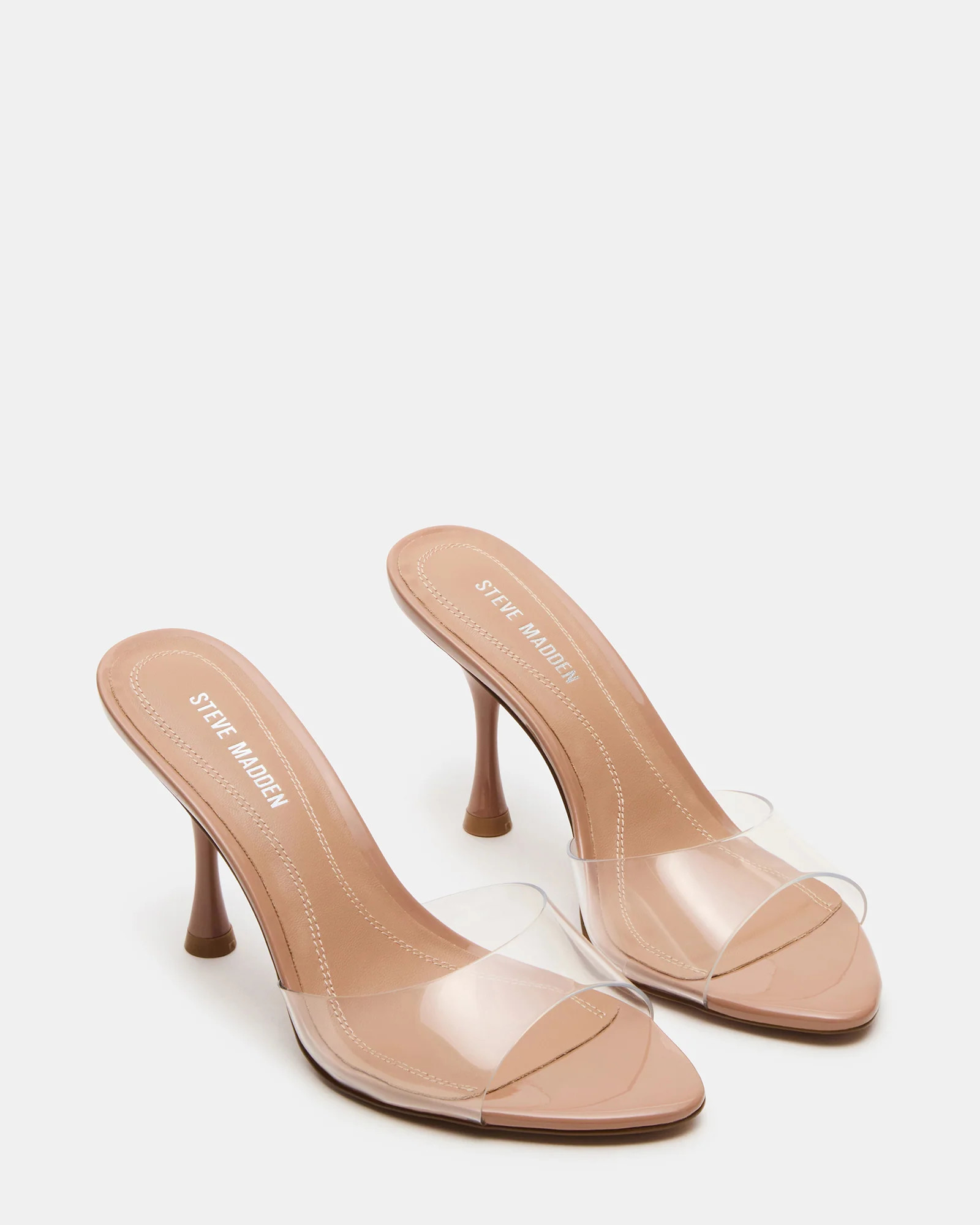 SANTI Clear Pointed-Toe Mule Women's Heel | Steve Madden (US)